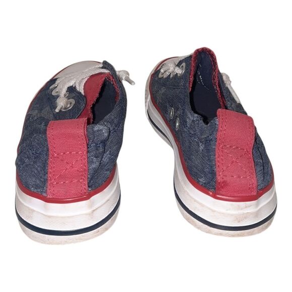 Falls Creek Blue and Red Sneakers - Picture 3 of 3